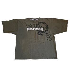 Vintage Phat Farm Baggy Graphic T-Shirt Olive Green 2XL